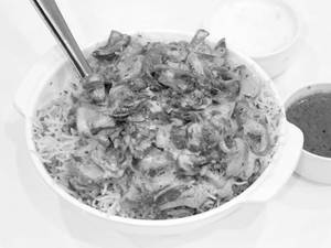 Capsicum & Mushroom Biryani