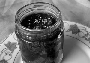 Double chocolate brownie jar
