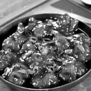 Mushroom Manchurian in Hot Garlic Sauce