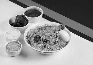 Chicken Biryani With Kabab Combo