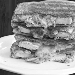 Double chicken cheese grilled sandwich