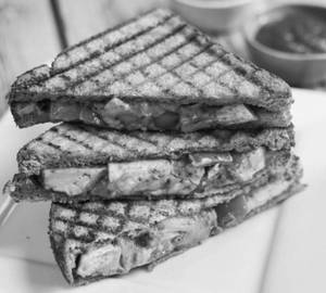 Paneer Chicken Egg Cheese Grilled Sandwich