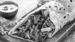 Chicken Shawarma In Paratha