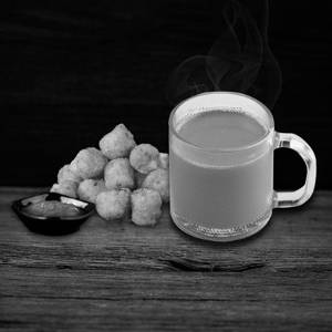Chilli Garlic Shots + Ginger Chai/chai/kaapi