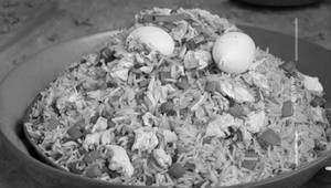 Egg Chicken Fried Rice ( Half)