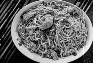 Chicken noodles