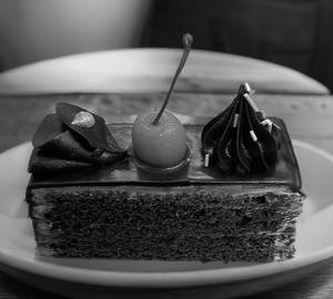Pure Chocolate Fresh Cream Pastry.