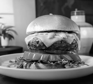 Cheese burger non veg