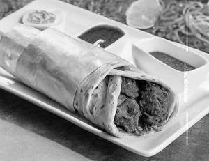 Mutton Galauti Kebab Roll