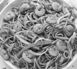 Schezwan Prawn Noodles