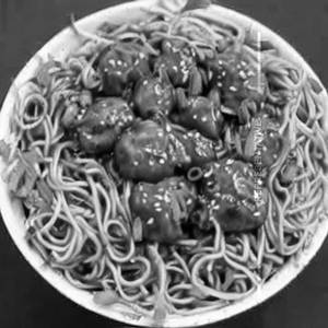 Chicken Mushroom Manchurian Noodles
