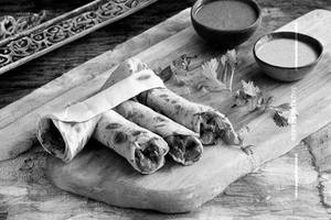 Mutton Malai Seekh Kebab Roll