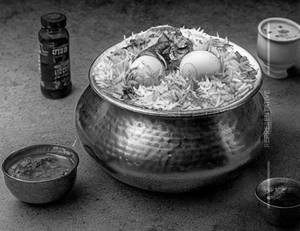 Egg Tawa Biryani