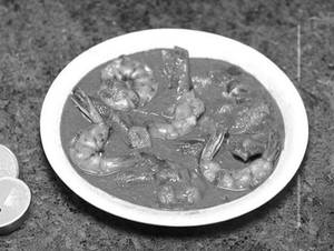 Prawns Green Masala