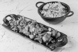 Chicken Hongkong Noodles + Chicken Schezwan