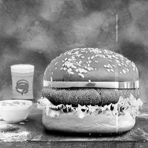 Aloo tikki cheese burger