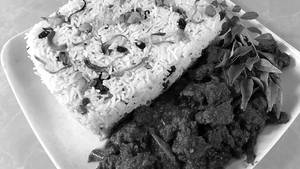 Ghee Rice with Beef Varathiyathu Combo
