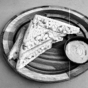 Corn Garlic Cheese Sandwich