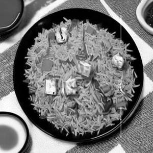 Paneer Basil Fried Rice