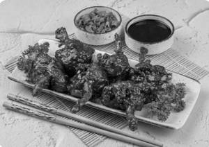 Chicken Lollypop Manchurian Dry (8pcs)
