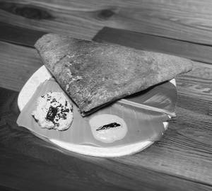 Multi millet dosa with onion