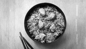 Egg chicken fried rice       