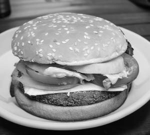 Veg cheese burger
