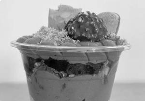 Nutella brownie ferrero rocher jar