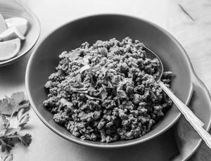 Mushroom Keema Kadhai