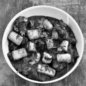 Mushroom baby corn masala