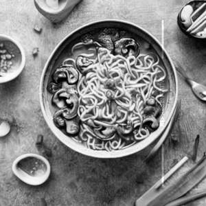 Mushroom Cheese Ramen