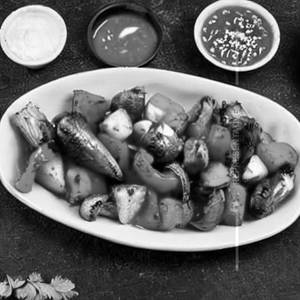 Roasted Vegetables in Barbeque Sauce