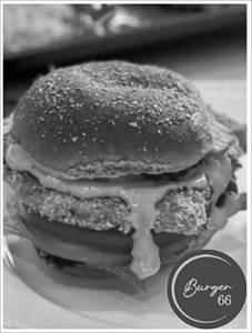 Crispy Chicken Burger With American Mustard Sauce