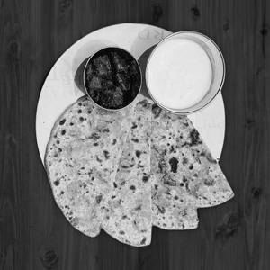 2 Gobi Paratha With Curd Pickle