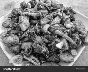 Chicken onion fry