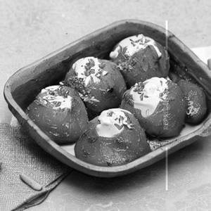 Greek Style Oven Baked Sweet Potates.