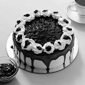 Eggless Blueberry Cake