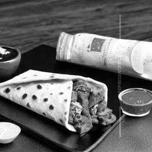 Harissa Paneer Pita Roll