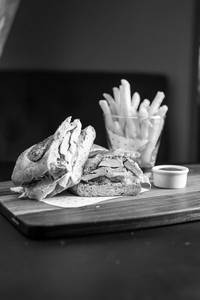 Grilled Chicken With Fresh Tomatoes And Mozzarella Sandwich