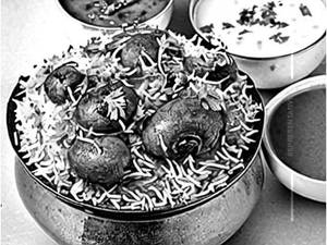 Mushroom Biryani