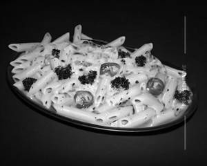 Cheesy White  Penne Pasta