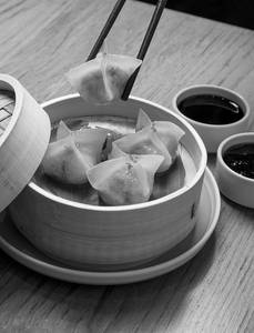 Corn & Asparagus Dumplings
