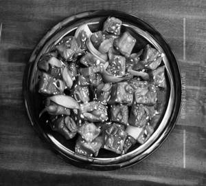 Chilli paneer dry
