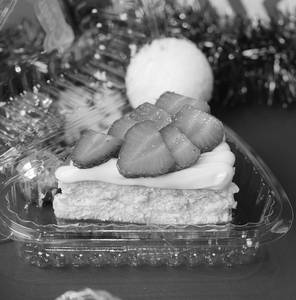 White Chocolate With Strawberry Cheesecake