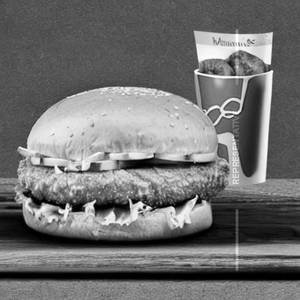 Jumbo Baked Chicken Patty Burger