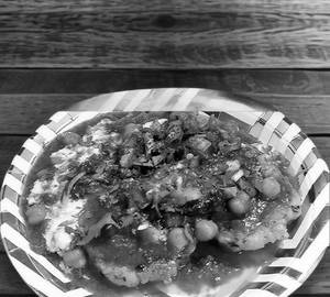 Aloo Tikki With Chole
