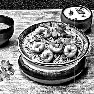 Prawns Schezwan Rice