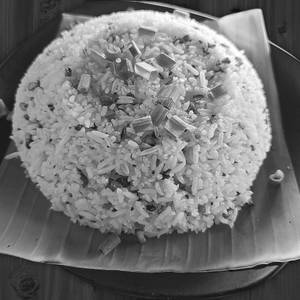 Andhra style burnt Garlic fried rice
