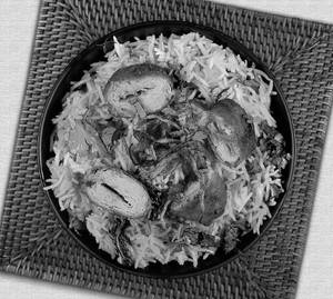 Soya Chaap Dum Biryani