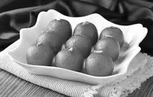 Dry Gulab Jamun {10 Pies}
